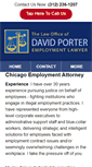 Mobile Screenshot of chicago-employmentlawyer.com